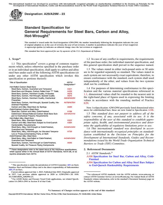 ASTM A29
