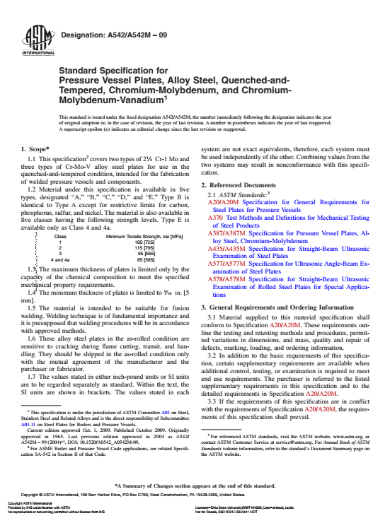 ASTM A542