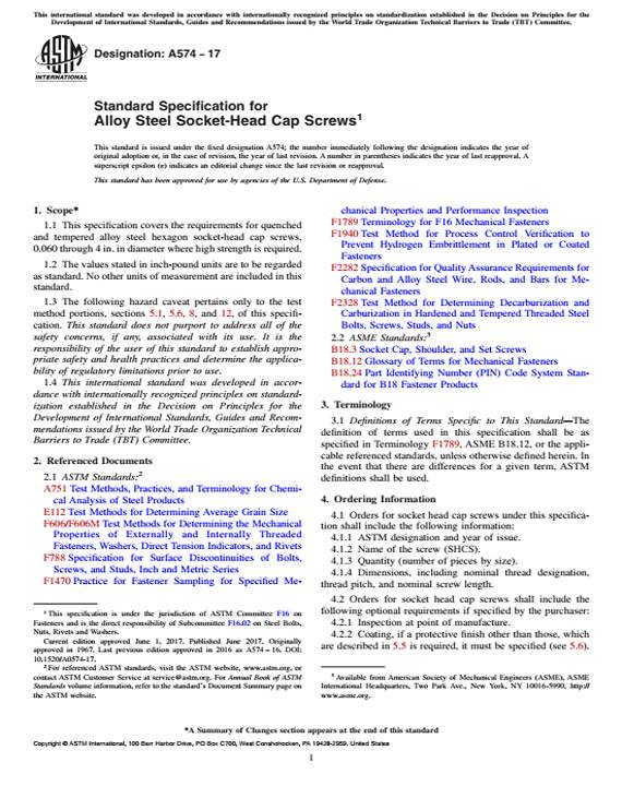ASTM A574