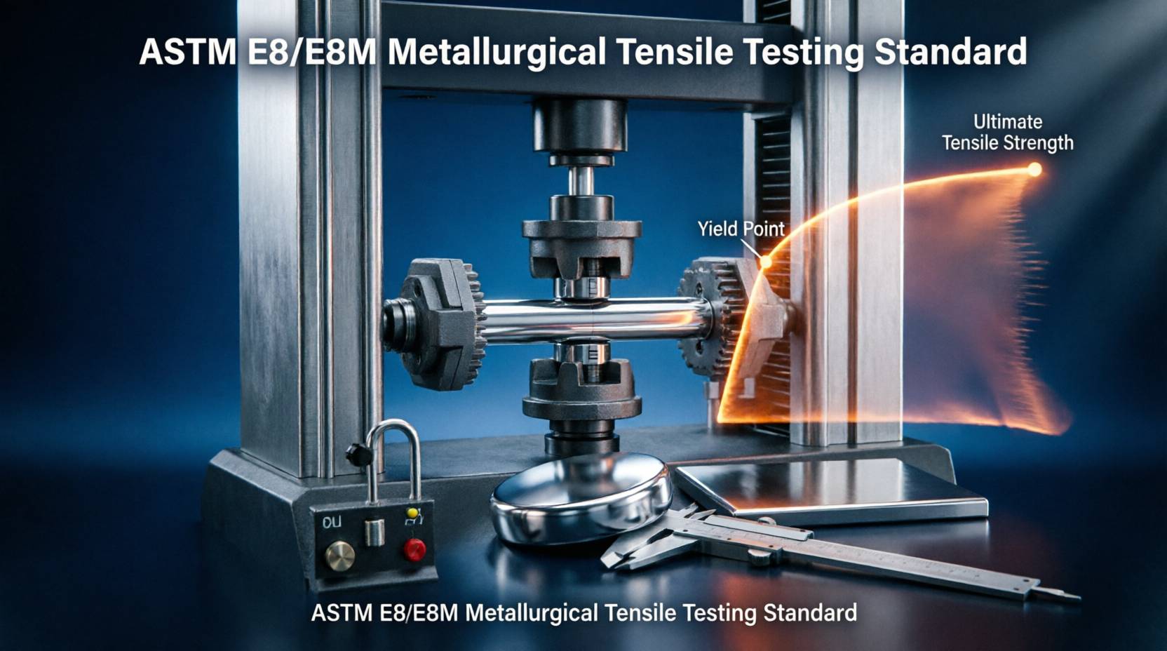 استاندارد تست کشش فلزات | ASTM E8/E8M
