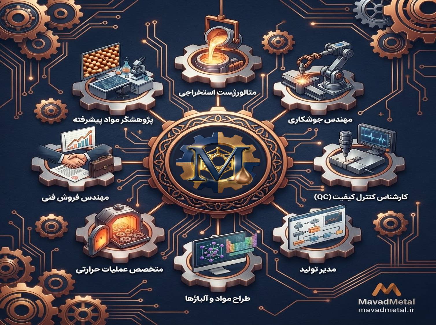 استخدام مهندس متالورژی و مواد