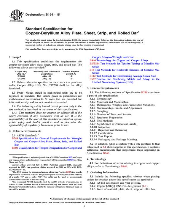 ASTM B194